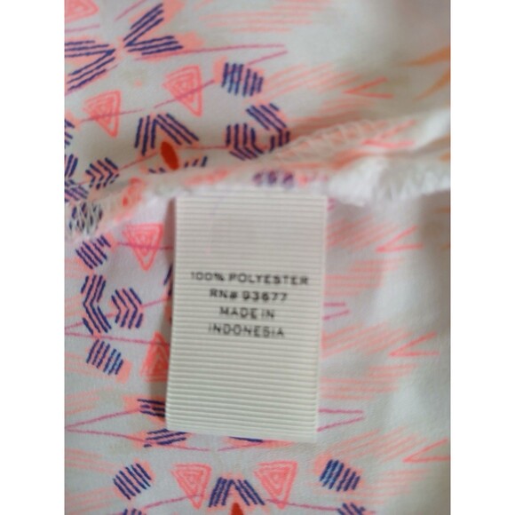 Stylus Women’s Semi Sheer Blouse V-neck Sleeveless High/Low Design Large Pink - Picture 12 of 12